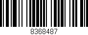 Código de barras (EAN, GTIN, SKU, ISBN): '8368487'