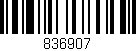 Código de barras (EAN, GTIN, SKU, ISBN): '836907'