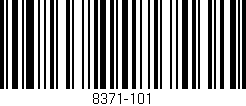 Código de barras (EAN, GTIN, SKU, ISBN): '8371-101'