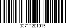 Código de barras (EAN, GTIN, SKU, ISBN): '83717201915'