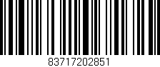 Código de barras (EAN, GTIN, SKU, ISBN): '83717202851'
