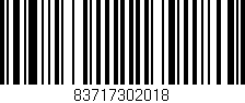 Código de barras (EAN, GTIN, SKU, ISBN): '83717302018'