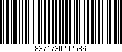 Código de barras (EAN, GTIN, SKU, ISBN): '8371730202586'