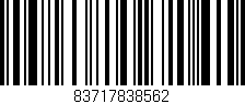 Código de barras (EAN, GTIN, SKU, ISBN): '83717838562'