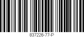 Código de barras (EAN, GTIN, SKU, ISBN): '837226-77-P'