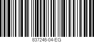 Código de barras (EAN, GTIN, SKU, ISBN): '837246-04-EG'