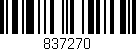 Código de barras (EAN, GTIN, SKU, ISBN): '837270'