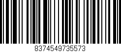 Código de barras (EAN, GTIN, SKU, ISBN): '8374549735573'