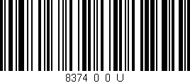 Código de barras (EAN, GTIN, SKU, ISBN): '8374_0_0_U'