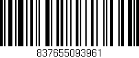 Código de barras (EAN, GTIN, SKU, ISBN): '837655093961'