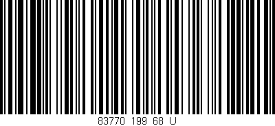 Código de barras (EAN, GTIN, SKU, ISBN): '83770_199_68_U'