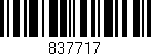 Código de barras (EAN, GTIN, SKU, ISBN): '837717'