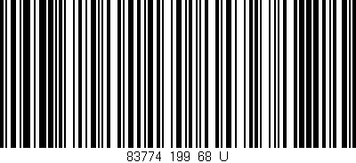 Código de barras (EAN, GTIN, SKU, ISBN): '83774_199_68_U'