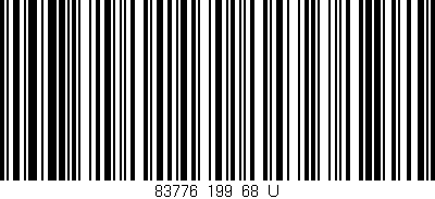 Código de barras (EAN, GTIN, SKU, ISBN): '83776_199_68_U'