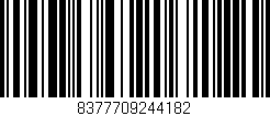 Código de barras (EAN, GTIN, SKU, ISBN): '8377709244182'