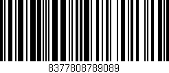 Código de barras (EAN, GTIN, SKU, ISBN): '8377808789089'