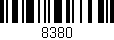 Código de barras (EAN, GTIN, SKU, ISBN): '8380'