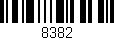 Código de barras (EAN, GTIN, SKU, ISBN): '8382'