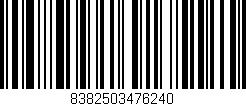 Código de barras (EAN, GTIN, SKU, ISBN): '8382503476240'