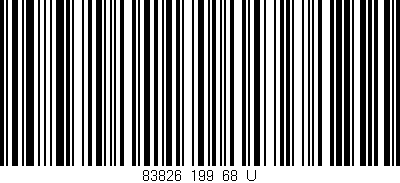 Código de barras (EAN, GTIN, SKU, ISBN): '83826_199_68_U'