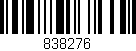 Código de barras (EAN, GTIN, SKU, ISBN): '838276'