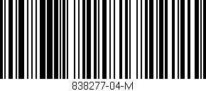 Código de barras (EAN, GTIN, SKU, ISBN): '838277-04-M'