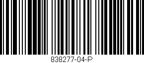 Código de barras (EAN, GTIN, SKU, ISBN): '838277-04-P'