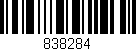 Código de barras (EAN, GTIN, SKU, ISBN): '838284'