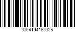 Código de barras (EAN, GTIN, SKU, ISBN): '8384194163935'