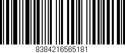 Código de barras (EAN, GTIN, SKU, ISBN): '8384216565181'
