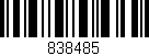 Código de barras (EAN, GTIN, SKU, ISBN): '838485'