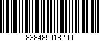 Código de barras (EAN, GTIN, SKU, ISBN): '838485018209'
