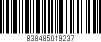 Código de barras (EAN, GTIN, SKU, ISBN): '838485019237'