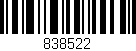 Código de barras (EAN, GTIN, SKU, ISBN): '838522'