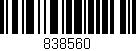 Código de barras (EAN, GTIN, SKU, ISBN): '838560'
