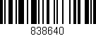 Código de barras (EAN, GTIN, SKU, ISBN): '838640'