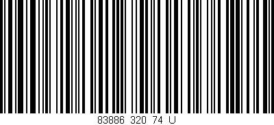 Código de barras (EAN, GTIN, SKU, ISBN): '83886_320_74_U'
