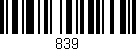 Código de barras (EAN, GTIN, SKU, ISBN): '839'