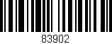 Código de barras (EAN, GTIN, SKU, ISBN): '83902'