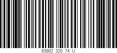 Código de barras (EAN, GTIN, SKU, ISBN): '83902_320_74_U'