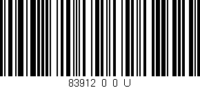 Código de barras (EAN, GTIN, SKU, ISBN): '83912_0_0_U'