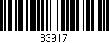 Código de barras (EAN, GTIN, SKU, ISBN): '83917'