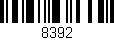 Código de barras (EAN, GTIN, SKU, ISBN): '8392'