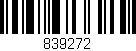 Código de barras (EAN, GTIN, SKU, ISBN): '839272'
