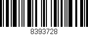 Código de barras (EAN, GTIN, SKU, ISBN): '8393728'