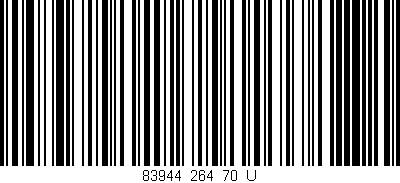 Código de barras (EAN, GTIN, SKU, ISBN): '83944_264_70_U'