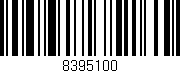 Código de barras (EAN, GTIN, SKU, ISBN): '8395100'