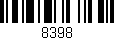 Código de barras (EAN, GTIN, SKU, ISBN): '8398'
