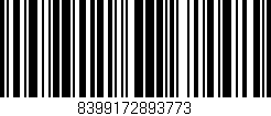 Código de barras (EAN, GTIN, SKU, ISBN): '8399172893773'