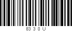 Código de barras (EAN, GTIN, SKU, ISBN): '83_3_0_U'